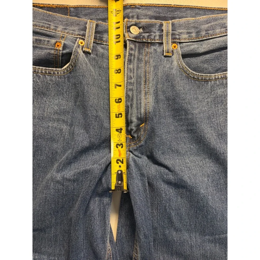 Levi's 550 Relaxed Fit Jeans Mens 36x30 Blue Denim Tapered Made in Mexico